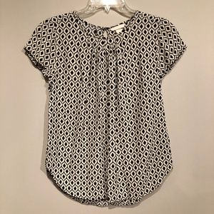 H&M Diamond Print Blouse